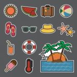 Summer Icon Stock Photo