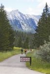 Cycle Path Stock Photo