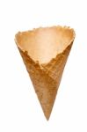 Empty Icecream Cone Stock Photo