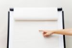 Flip Chart Stock Photo