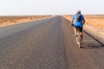 Cycling In Kenya Stock Photo