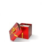 Giftbox Copyspace Represents Wrapped Greeting And Gifts Stock Photo