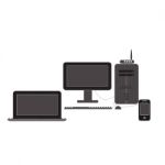 Set Of Icon Display, Laptop, Tablet Computer And Mobile Stock Photo