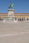 Statue Of King Jos頩n Lisbon Stock Photo