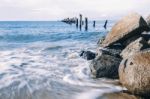 Beautiful Beach At Bridport, Tasmania, Australia Stock Photo