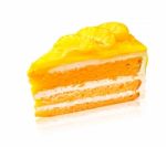 Orange Cake Stock Photo