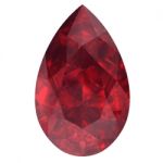 Citrine Ruby Stock Photo