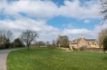 Picturesque Wyck Rissington Village In The Cotswolds Stock Photo