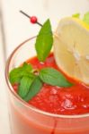 Fresh Tomato Juice Stock Photo