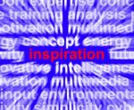 Inspiration Word Stock Photo