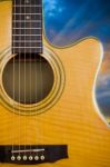 Acoustic Guitar Stock Photo