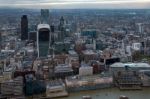 London - December 6 : View From The Shard In London On December Stock Photo