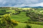 Val D'orcia, Tuscany/italy - May 17 : Val D'orcia In Tuscany On Stock Photo