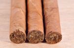 Genuine Cuban Cigars Stock Photo