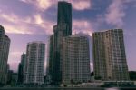 Brisbane, Australia - Saturday 16th December, 2017: View Of Brisbane City Skyscrapers And The Brisbane River On Saturday The 16th Of December 2017 Stock Photo