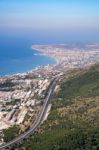 Benalmadena, Andalucia/spain - July 7 : View From Mount Calamorr Stock Photo