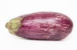 Eggplant Isolated On A White Background Stock Photo