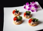 Canape Stock Photo