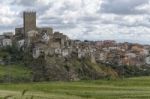 The Medieval Hamlet Of Pietramontecorvino Stock Photo