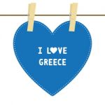 I Love Greece6 Stock Photo