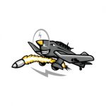 Junkers Ju 87 Stuka Dive Bomber Mascot Stock Photo