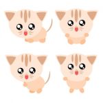 Cartoon Cat Illustration Stock Photo