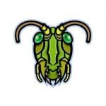 Grasshopper Head Mascot Stock Photo