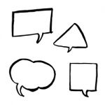 Speech Bubble Symbol Stock Photo