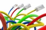 Network Cable On Isolated Stock Photo