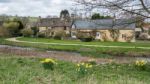 Scenic View Of Upper Slaughter Village Stock Photo