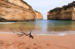 Bay Along The Great Ocean Road, Australia Stock Photo