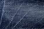 Closeup Blue Jeans Design Texture Stock Photo