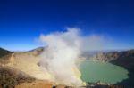 Kawah Ijen Volcano Stock Photo