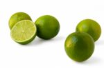 Green Limes Stock Photo