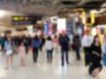 Traveler At Airport Stock Photo