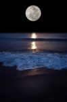 Full Moon Stock Photo