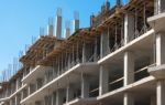 Construction Of A Multistory Building Stock Photo