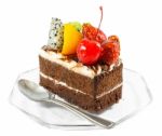 Fruitcake Stock Photo