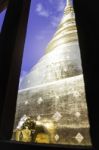 Window Frame Of Wat Phra Singh Temple Chiang Mai Thailand Stock Photo