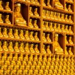 Golden Buddha Statue Stock Photo