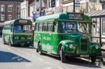 East Grinstead Vintage Bus Rally Stock Photo