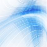 Blue Curved Abstract Background Stock Photo