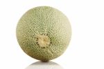 Melon On White Background Stock Photo