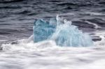 View Of Jokulsarlon Beach Stock Photo