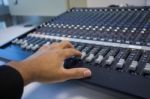 Console Audio Stock Photo