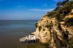 Walkways Through French Seascliffs Stock Photo