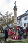 Memorial Service On Remembrance Sunday In East Grinstead Stock Photo