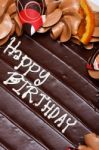 Happy Birthday Cake Stock Photo