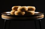 Fresh Baked Cinnamon Donuts Stock Photo