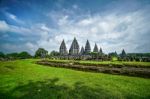 Prambanan Temple Is The Beautiful Temple In The World Stock Photo